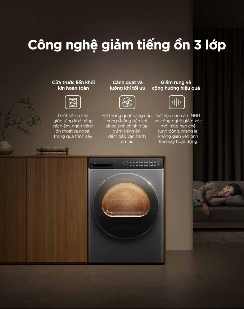 Máy sấy quần áo Xiaomi Mijia MJ105 10kg - Bơm nhiệt Heat Pumb 20 Máy sấy quần áo Xiaomi Mijia MJ105 10kg